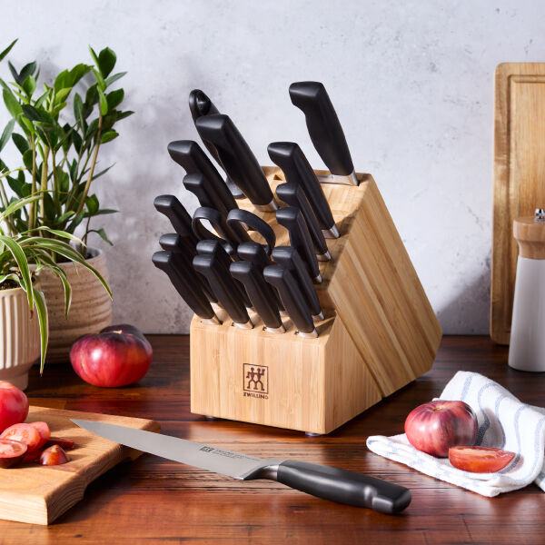 Buy ZWILLING Four Star 20-pc, Knife block set, Natural | ZWILLING.COM